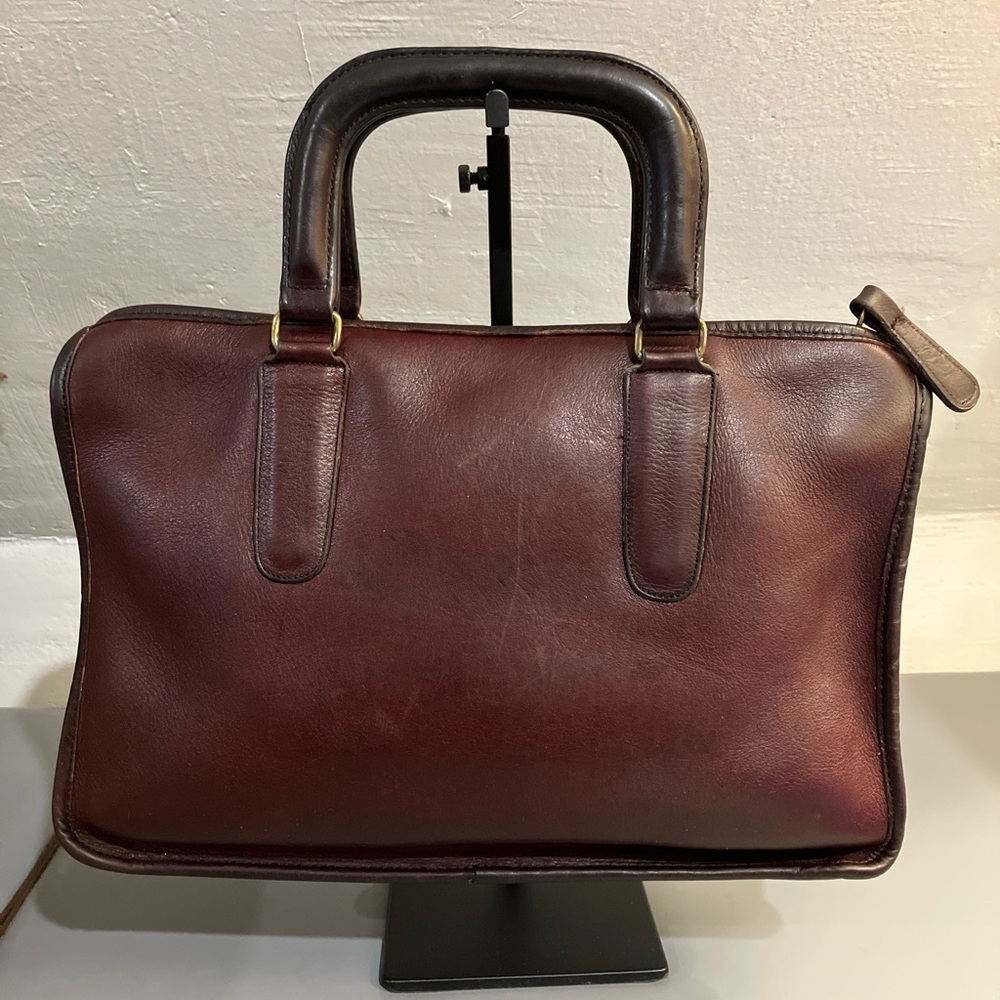 COACH Vintage Burgundy Slim Satchel Standard Bag 9430